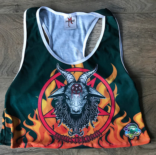 Crop Top Baphomet en el Infierno