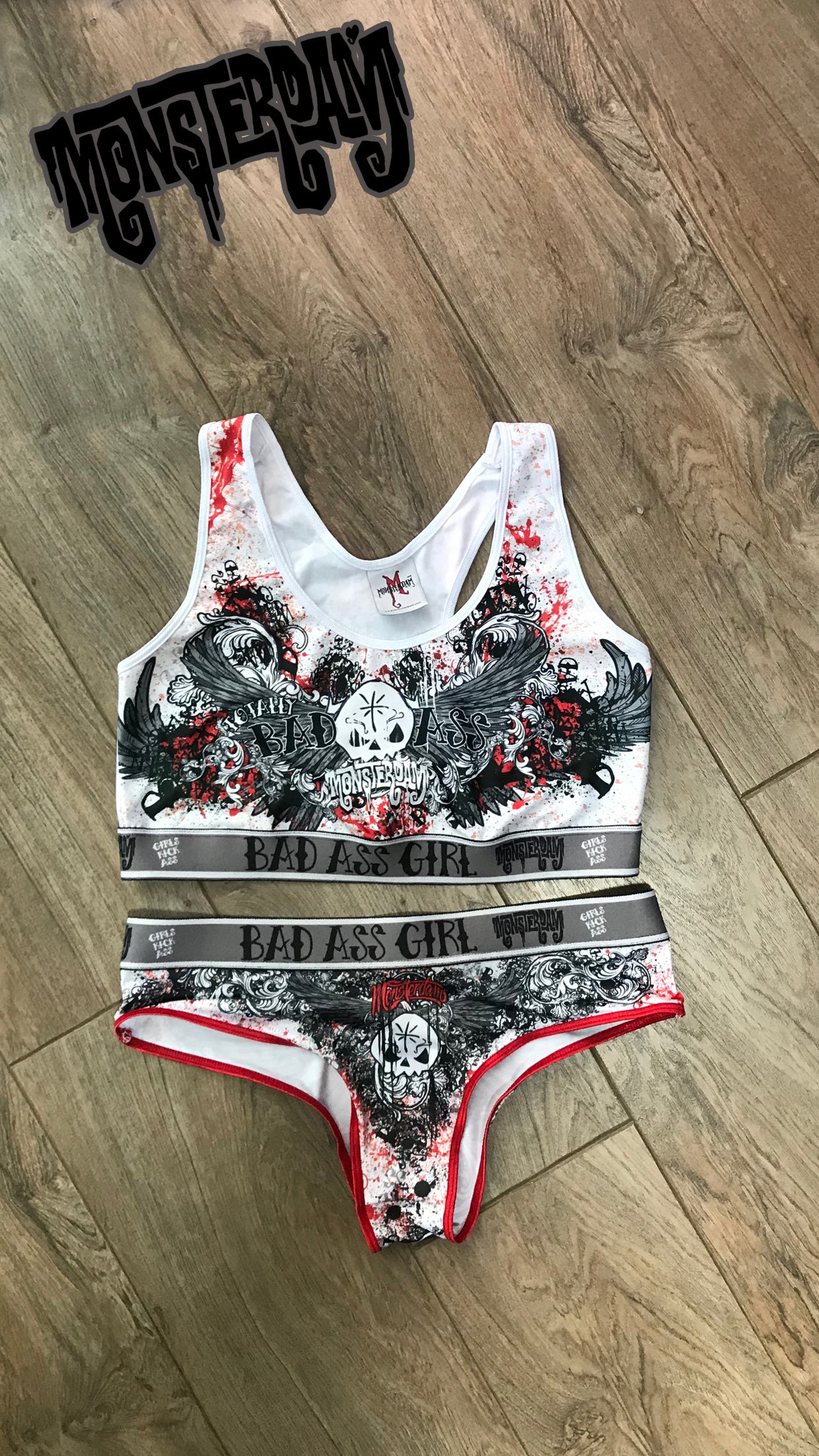 A Panty Winged Skull Bikini