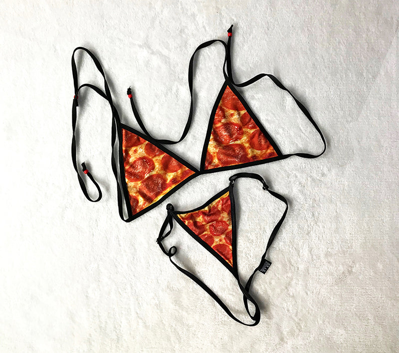 Mini Y Set Thong and Top PIZZA