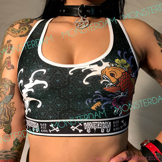 Tatuaje de pez koi superior en forma