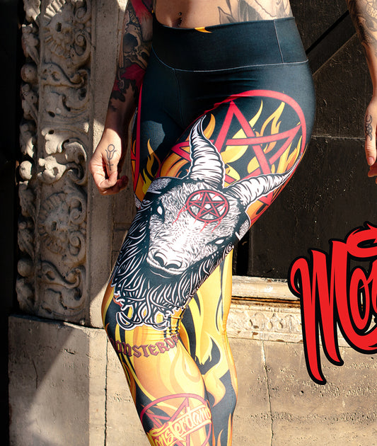 Fitness Leggings Baphomet