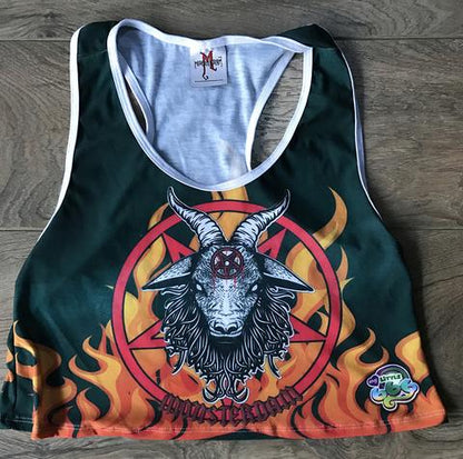 A Panty Baphomet in Flames