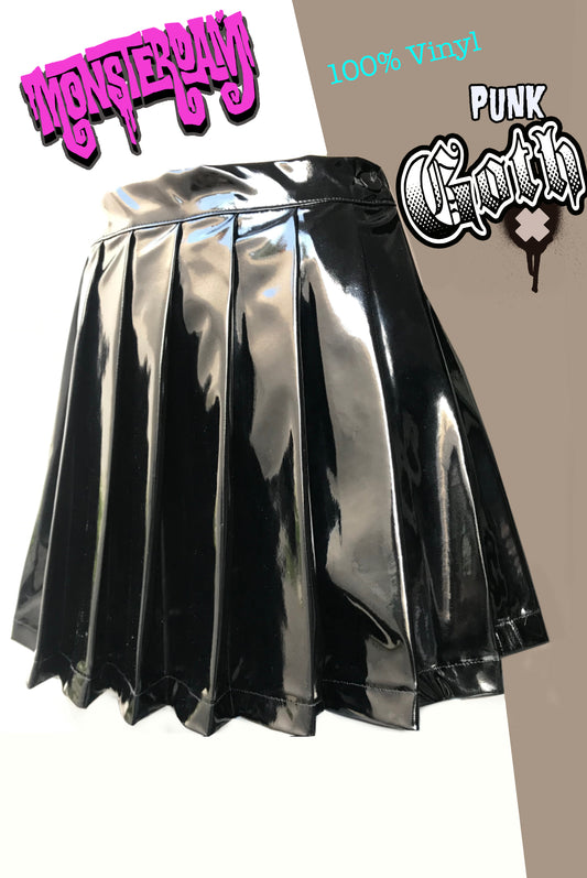 Skirt and Mini Skirt Pleated vinyl