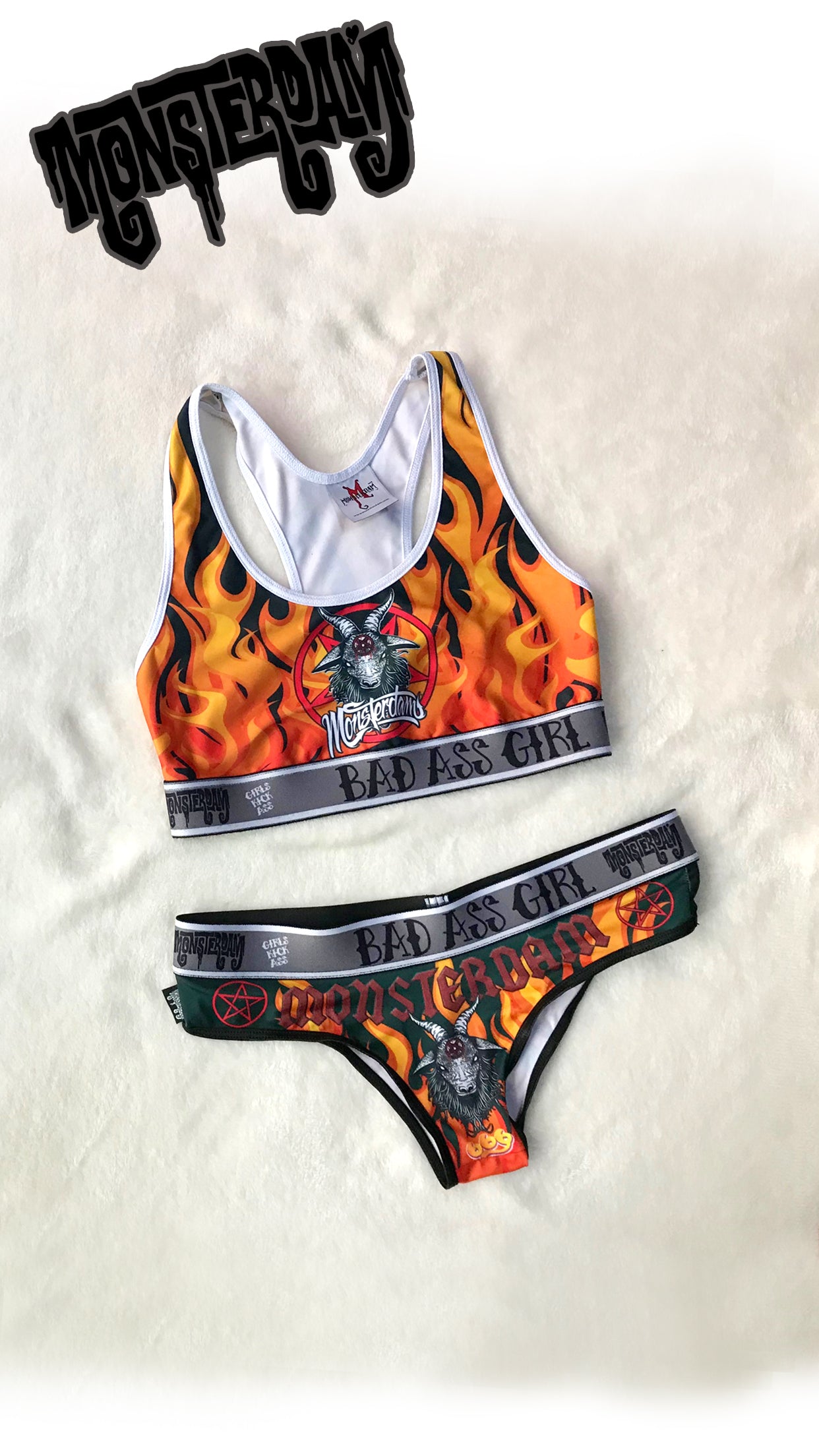 A Panty Baphomet in Flames