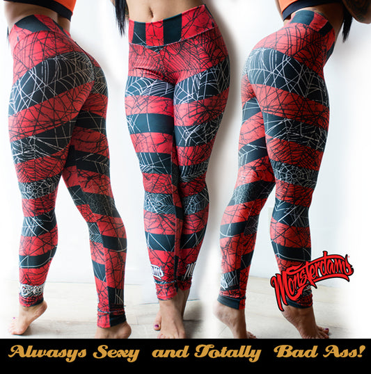 Fitness Leggings  Spider Web