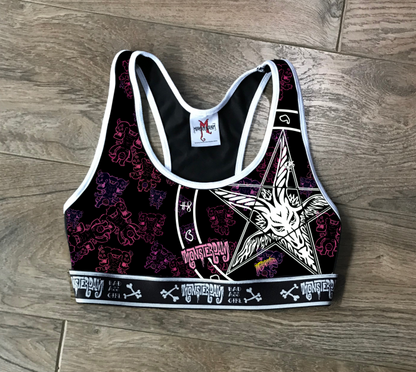 Set Panty and Top Baphomet in Black